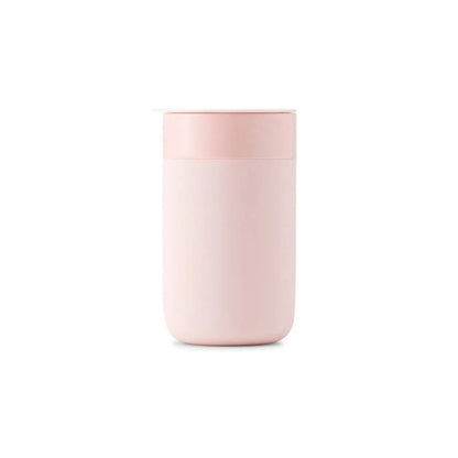 Ceramic Travel Mug with Silicone Sleeve - 16 oz.